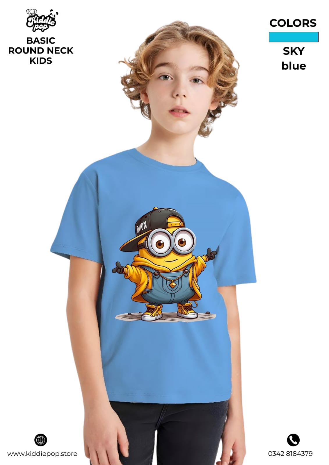 Classic DTF Printed T-Shirts for Kids
