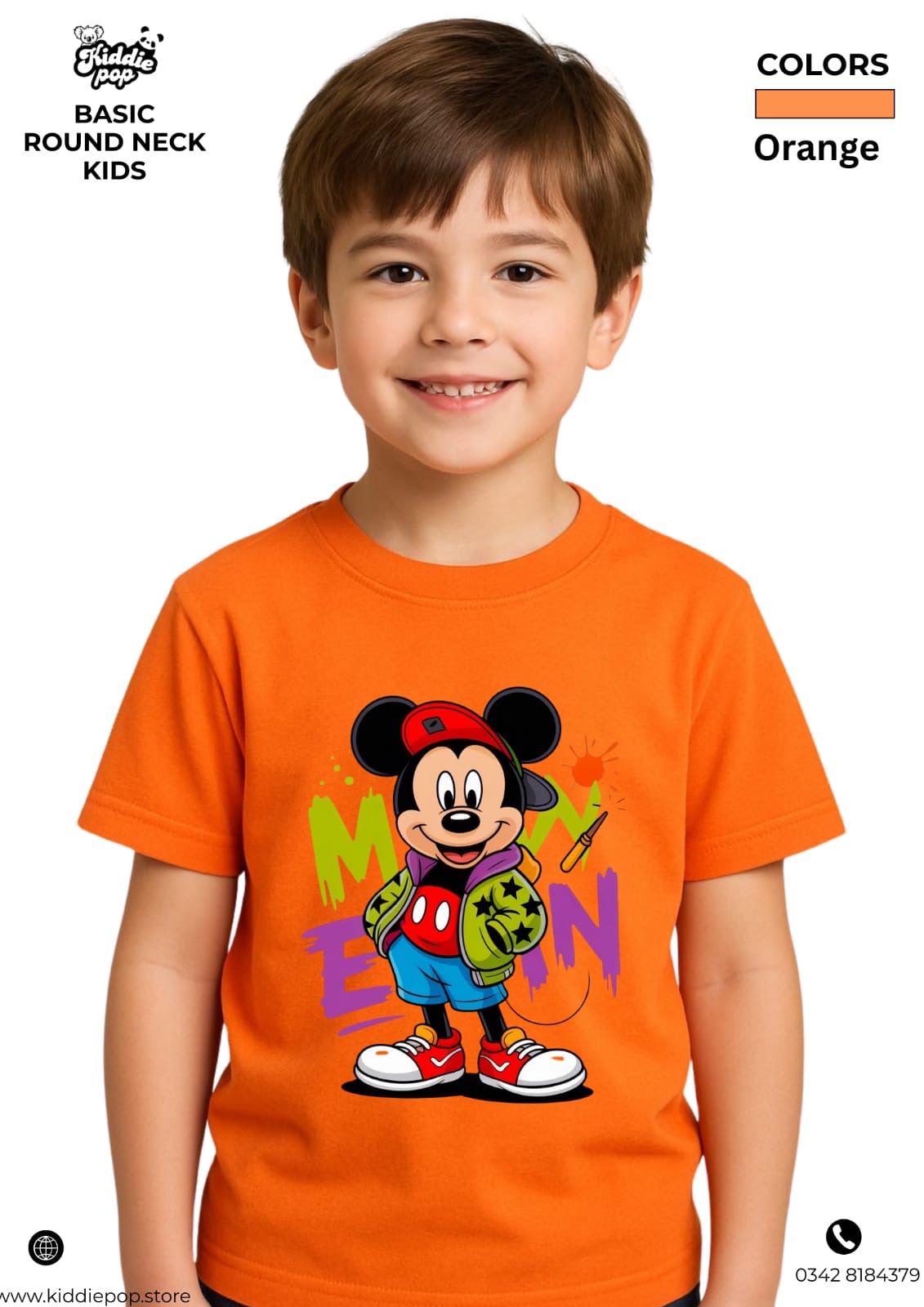 Classic DTF Printed T-Shirts for Kids