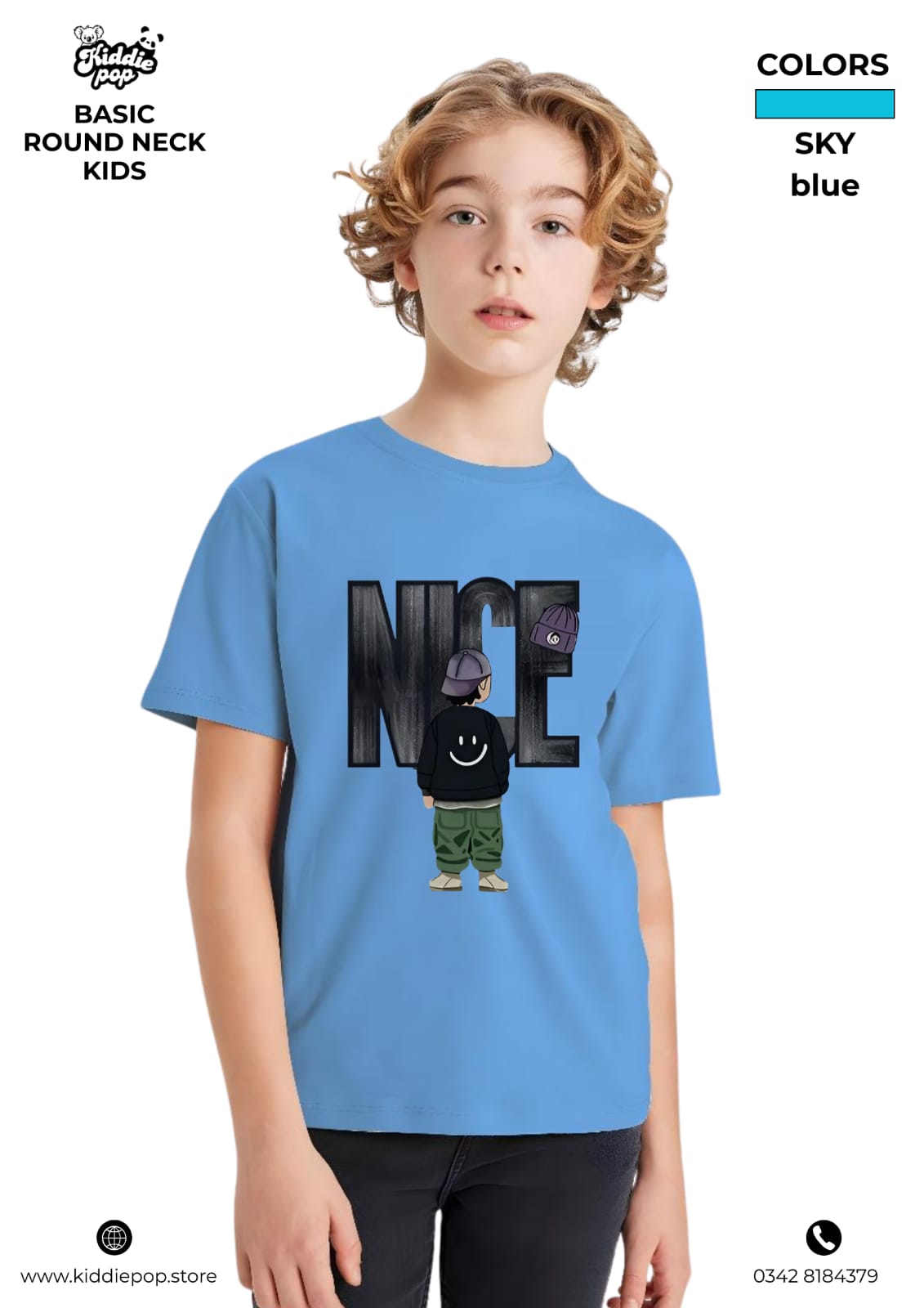 Classic DTF Printed T-Shirts for Kids