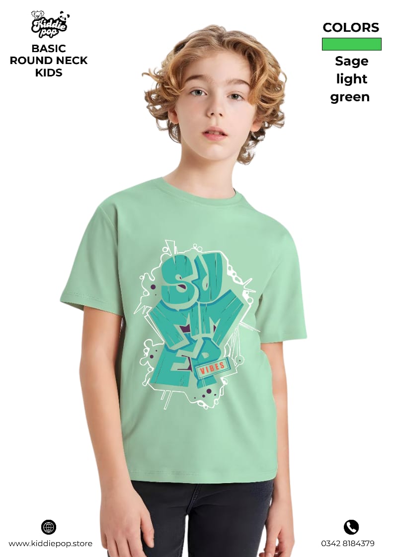 Classic DTF Printed T-Shirts for Kids