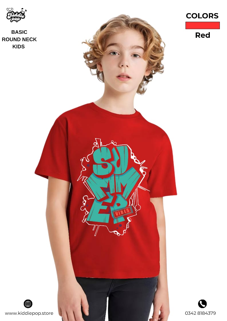 Classic DTF Printed T-Shirts for Kids