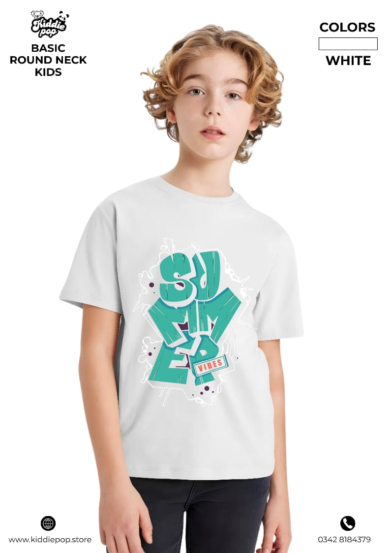 Classic DTF Printed T-Shirts for Kids